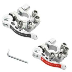2PCS Car Battery Terminal Connectors Quick Release Disconnect Positive Negative