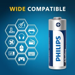 12V A23 Batteries 50-Pack, Long Lasting 23A Battery for Garage Doors & Remotes