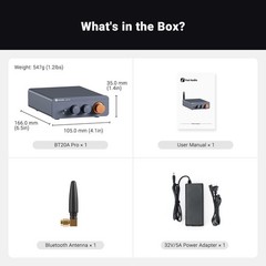 Fosi Audio BT20A Pro Bluetooth Amplifier 300W x2 Home Audio Receiver