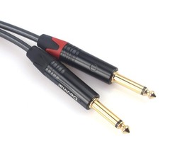 5 ft 1.5M 1/4 to RCA Cable, Dual 1/4 TS to 2 RCA Phono Stereo Patch Cord