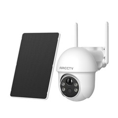 ARCCTV 4MP WiFi6 Wireless Outdoor Security Camera Solar Battery Powered PTZ Cam