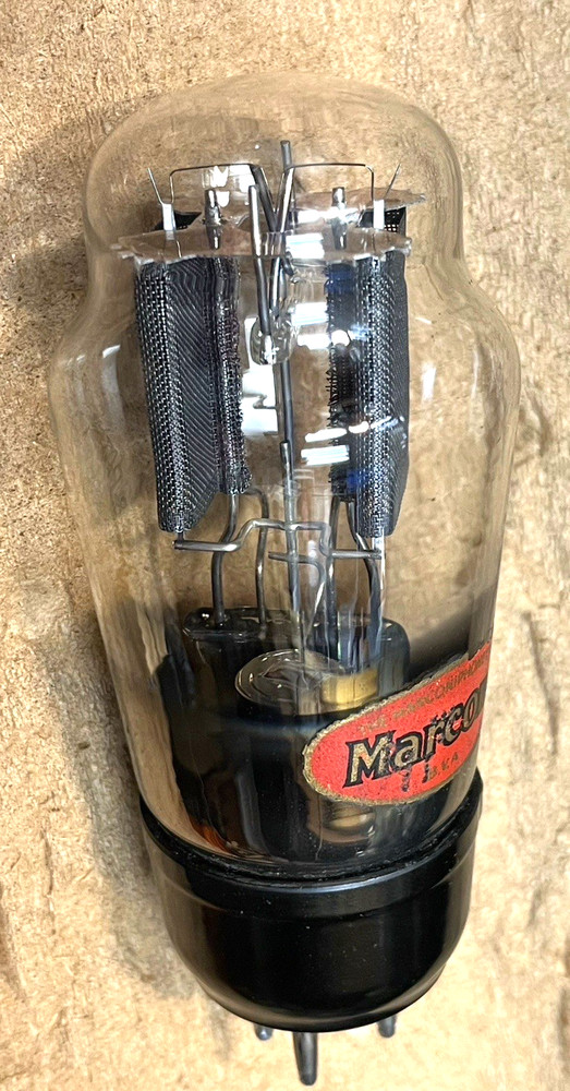 U12 MARCONIPHONE BLACK MESH PLATE BRITISH MADE LARGE CUP GETTER TUBE FW U14 NOS