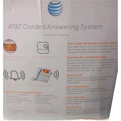 AT&T CL4940 Single Line Corded Phone – White