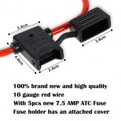 10-18AWG inline fuse holder – Suitable for ATO standard fuses