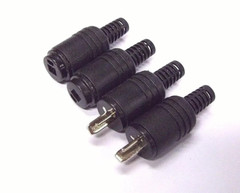 B&O 2 pin Din Male & Female Plugs Speaker Connector Screw Terminals German Made