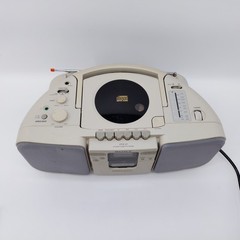 Sony CFD-21 AM/FM Radio Mega Bass CD Player Boombox Tested CD Yes, Tape No