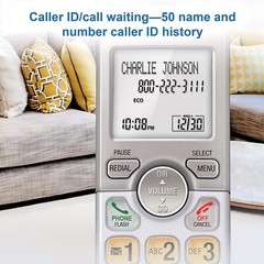 AT&T 3 Handset Cordless Home Phone System Caller ID Call Waiting Speakerphone