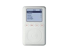Apple iPod Classic 3/4th Generation White New battery Gift