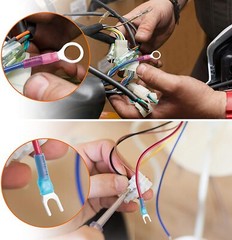 320/500pcs Heat Shrink Butt Wire Connectors Waterproof Crimp Splice Terminal Kit