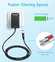Universal 12V Power Cord for Sony Blu-Ray DVD Player,AC Adapter for Sony BDP-S52