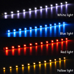 Lot Waterproof 12”/15 DC 12V Motor LED Strip Underbody Light For Car Motorcycle