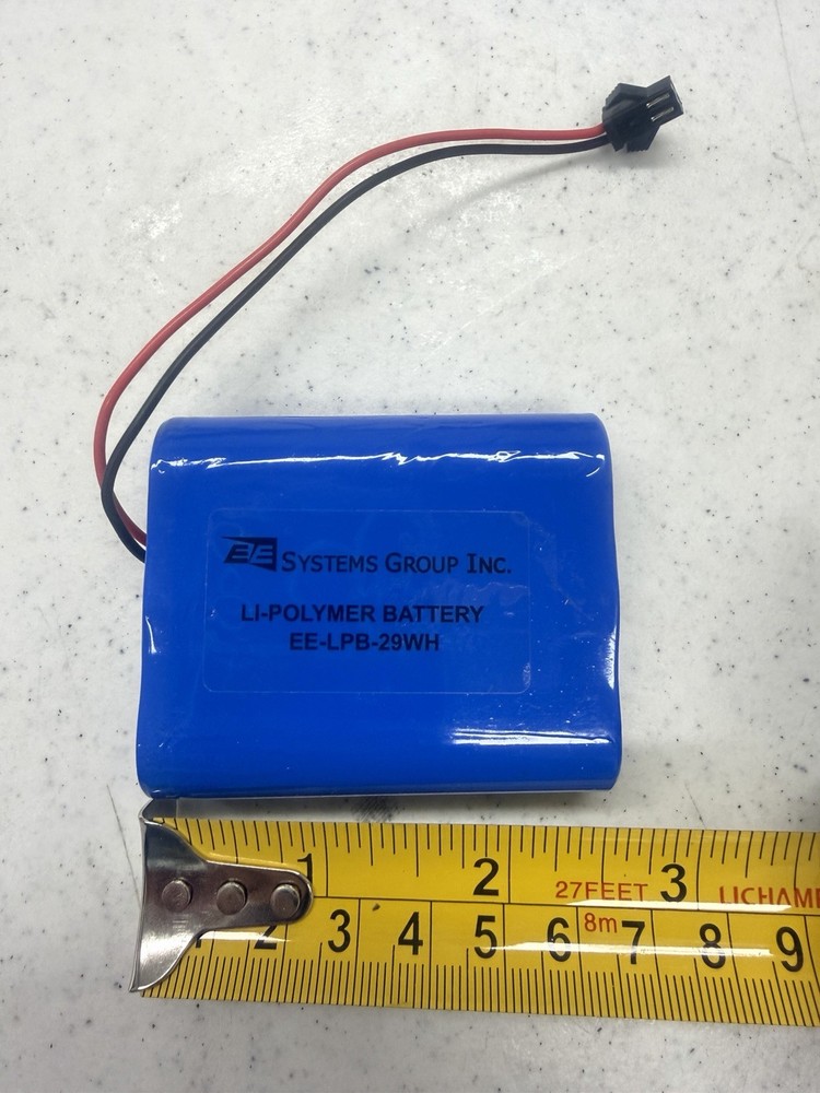 11.1V 2.6Ah Li-Poly Rechargeable Battery Pack 29Wh Compact Lithium Battery