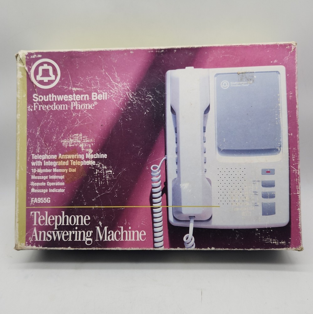 Southwestern Bell Freedom Phone Telephone Digital Answering Machine FA955G…..9