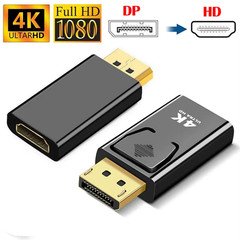 4K DisplayPort DP to HDMI Adapter Male to Female Converter for PC Laptop HDTV