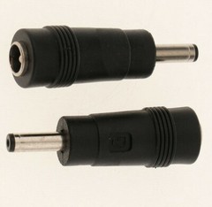 x3 Copper DC Power Connector 5.5mmx2.1mm Female to 4.0mmx1.35mm Male Adapter (G)
