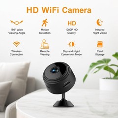Mini Wireless Record Camera WiFi IP Home Security DVR Night Vision HD USB 1080P