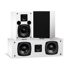 Fluance Elite Compact Home Theater 5.1 Speaker System – White