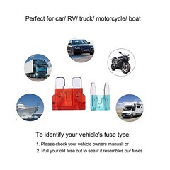 Car Fuses Assortment Kit Blade-Type Automotive Fuses Standard & Mini Size Fuses