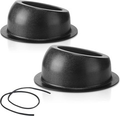 2 Pcs Universal 6.5 Inch Speaker Enclosures – Durable ABS Surface Mount Pods