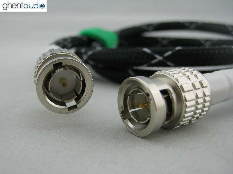 E07 (0.5m 1.5ft ) — HiFi Belden 1694A & Canare BNC True 75Ω Coax Audio Cable