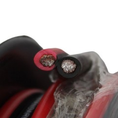 8 GA AWG Black/Red PVC Jacketed CCA Audiopipe Speaker Cable Lot