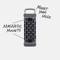 D-Turtlebox Ranger Portable Speaker/Gray