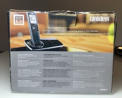 Uniden DECT 6.0 D2280-3 Phone With Digital Answering System-In box