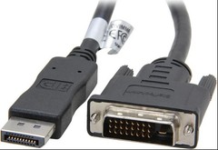DisplayPort to DVI Cable 6FT DP Male to DVI-D Male 1080P Adapter for PC HDTv