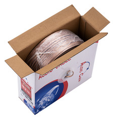 250FT Audio Speaker Cable 12 AWG 12/2 Car Home Wire Transparent Clear