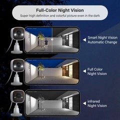 4-Pack Wireless 2.4G WiFi Security Camera System Smart Outdoor Night Vision 3MP