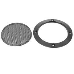 2pcs 4 Inches Metal Glossy Audio Speaker Cover Mesh Subwoofer Grill Horn Guar…