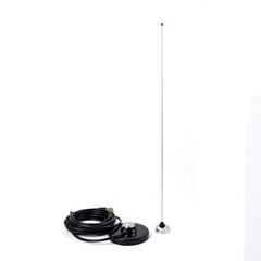 HYS NMO Mount Magnetic Base for Car Diameter: 90mm/ 3.54″, Black&silvery