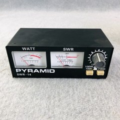 PYRAMID SWR-14 GOLD SERIES SWR AND POWER FIELD STRENGTH METER 10/100 WATT