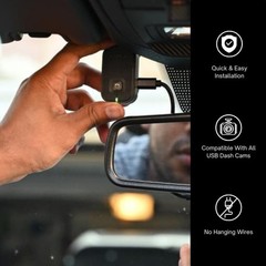Dongar Dashcam Power Adapter 10-pin Type A, Built-in USB Power Source, Nissan, T