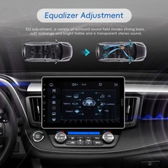 10.1” Single 1 Din Touch Rotatable Scree Car Stereo Radio Apple/Android Carplay