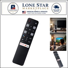 Easy-to-Use RC802V Remote for TCL 4K UHD TVs – Lightweight & Ergonomic