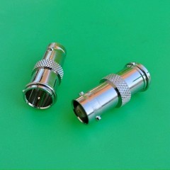 (2 PCS) BNC Female to F Quick Male Connector – USA Seller