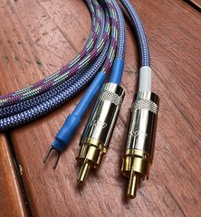 4 ft Audiophile Turntable Phono RCA Cables w/Ground Low Cap pro ject connect