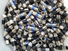 RG6 Coax Compression Connectors Universal Cable Fitting Ends CATV SATV F Type HD