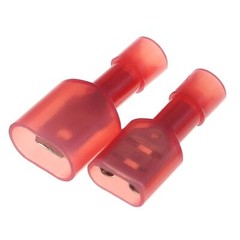 100/500Pcs 22-18 AWG Insulated Male Female Spade Terminals Crimp Wire Connectors
