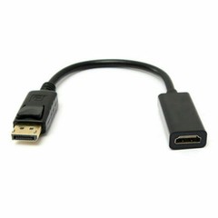 2X Display Port to HDMI Male Female Adapter Converter DisplayPort DP to HDMI