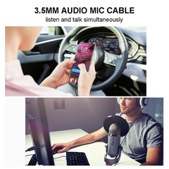 AUX Cable 10Ft, 3.5Mm Audio Cable Long Aux Cord Male to Male 10 Feet Auxiliary H