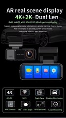 Dash Cam 4K Front & Rear Dash Camera w/ GPS WiFi | 64GB Included