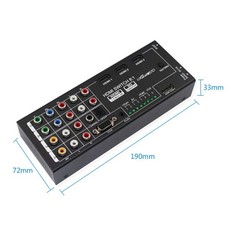 Multi-Functional HDMI Converter with 8 Inputs (VGA + AV + Ypbpr Component + H…