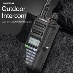 UV 9R PRO Walkies Talkie VHF UHF Dual-Band Two-way Radio 10W FM Ham Radios