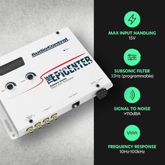 AudioControl EPICENTER Bass Restoration Processor w/Remote, ParaBASS, White