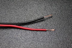 8 10 12 14 16 18 20 22 24 GAUGE RED BLACK SPEAKER ZIP WIRE CABLE POWER LOT