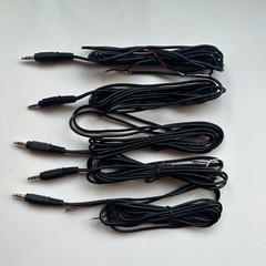 5X repair Replacement Speaker Bare Wire cable With 3.5mm Plug to Stripped Ends
