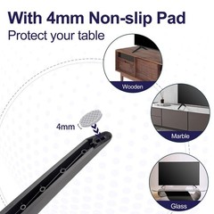 Maozhren TV Legs for TCL 32″ 40″ 43″ 49″ 2 inches x 2 x 1 inch, Black