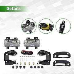 Fog Light Compatible with 2019 2020 2021 2022 RAM 1500 Front Bumper Driving